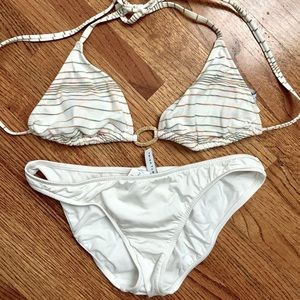 🔥TRINA TURK White String Bikini